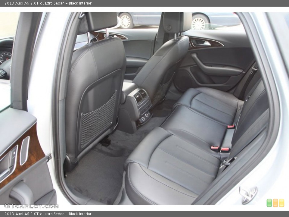 Black Interior Rear Seat for the 2013 Audi A6 2.0T quattro Sedan #68909949