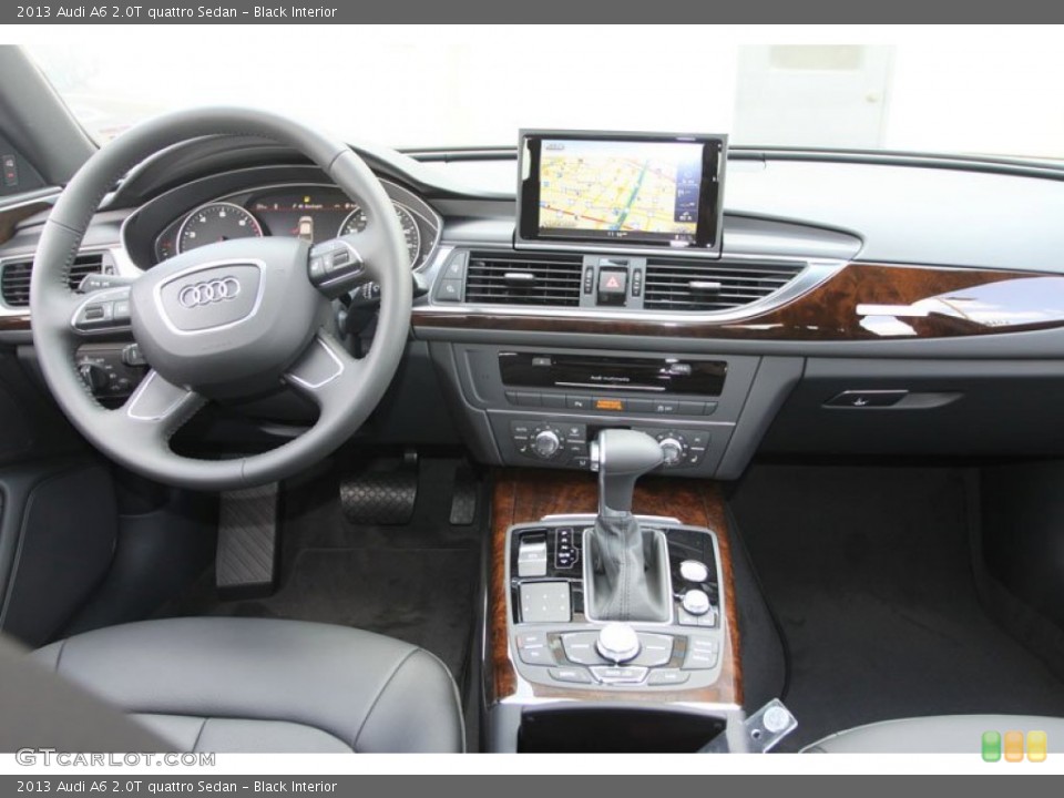 Black Interior Dashboard for the 2013 Audi A6 2.0T quattro Sedan #68909958