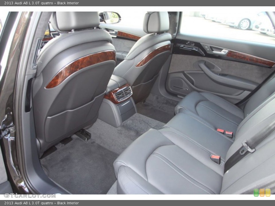 Black Interior Rear Seat for the 2013 Audi A8 L 3.0T quattro #68910264
