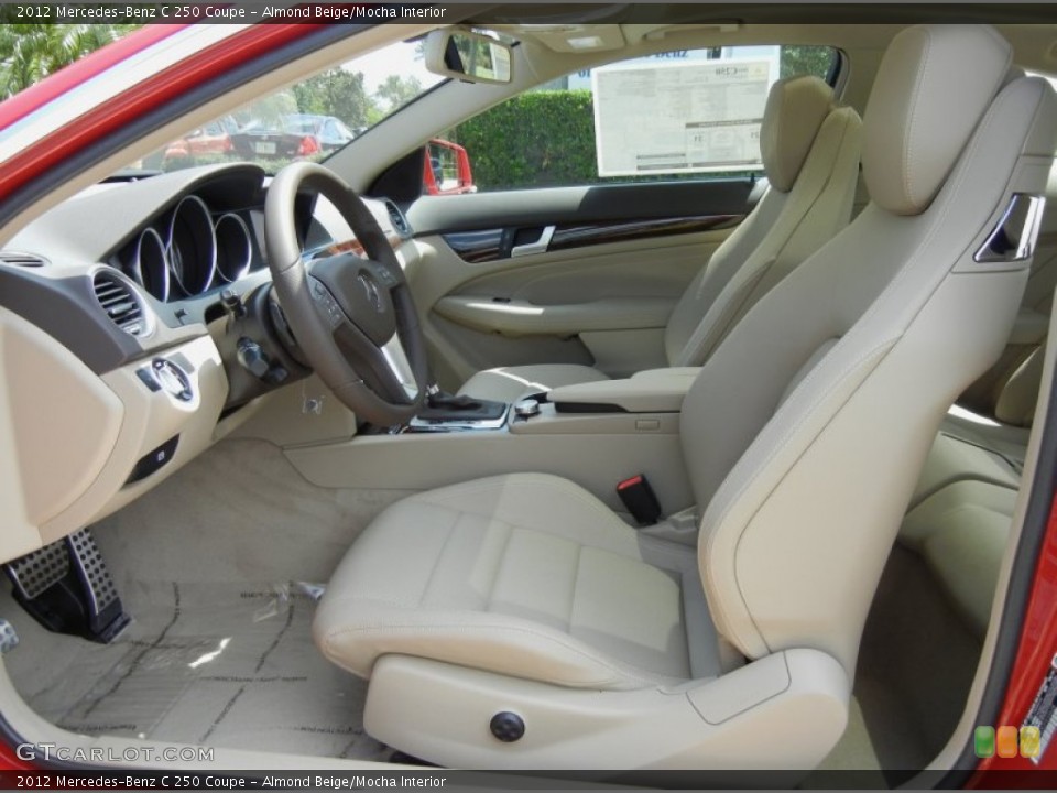 Almond Beige/Mocha Interior Prime Interior for the 2012 Mercedes-Benz C 250 Coupe #68910420