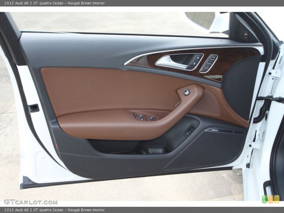 Nougat Brown Interior Door Panel for the 2013 Audi A6 2.0T quattro Sedan #68910459