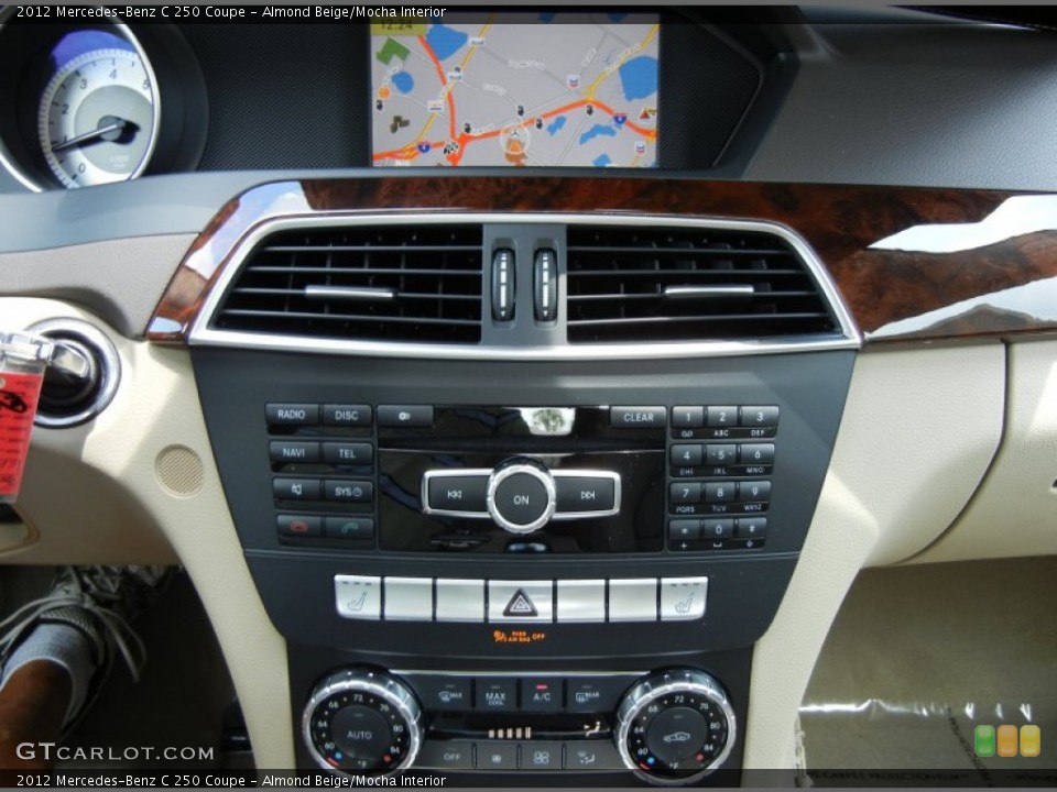 Almond Beige/Mocha Interior Controls for the 2012 Mercedes-Benz C 250 Coupe #68910465