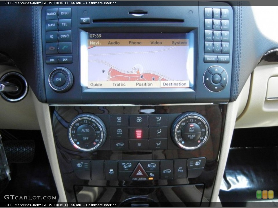Cashmere Interior Controls for the 2012 Mercedes-Benz GL 350 BlueTEC 4Matic #68910702