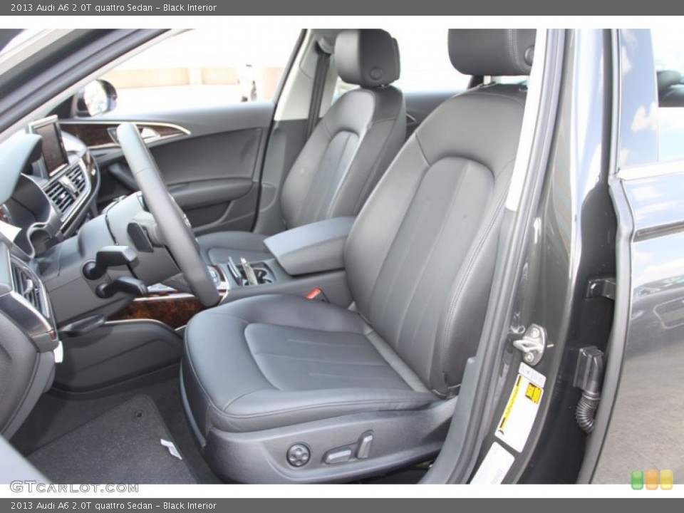 Black Interior Front Seat for the 2013 Audi A6 2.0T quattro Sedan #68910975
