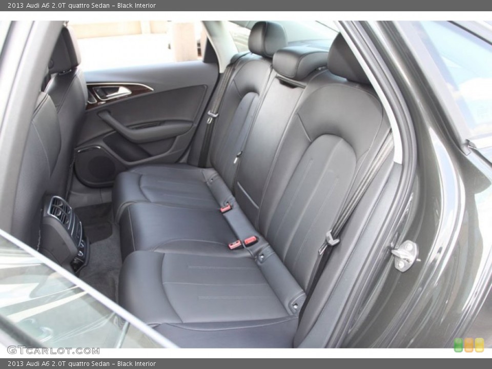 Black Interior Rear Seat for the 2013 Audi A6 2.0T quattro Sedan #68910984