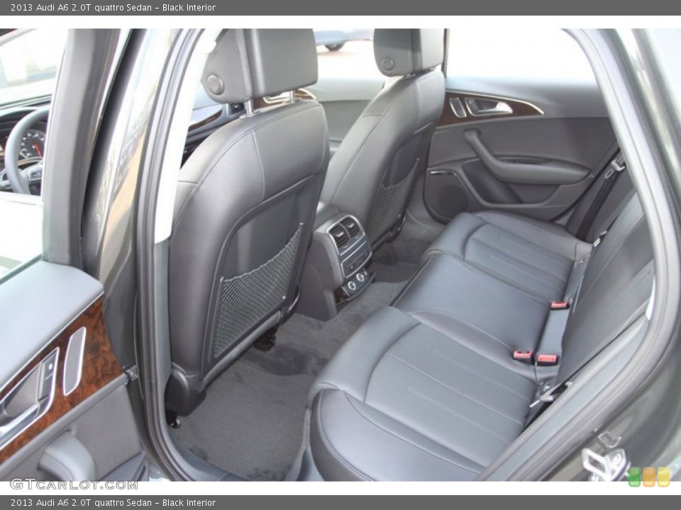 Black Interior Rear Seat for the 2013 Audi A6 2.0T quattro Sedan #68910993