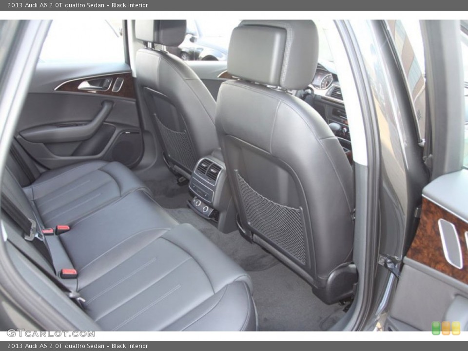 Black Interior Rear Seat for the 2013 Audi A6 2.0T quattro Sedan #68911071
