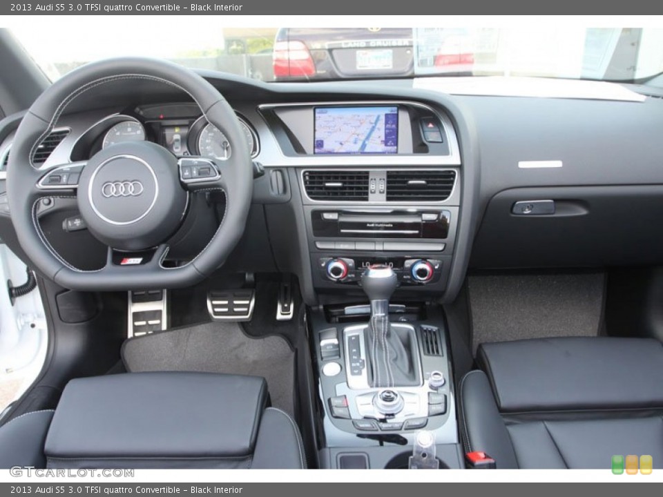 Black Interior Dashboard for the 2013 Audi S5 3.0 TFSI quattro Convertible #68911278