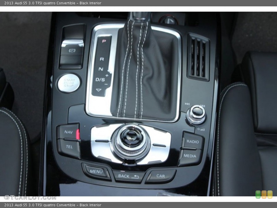 Black Interior Controls for the 2013 Audi S5 3.0 TFSI quattro Convertible #68911308