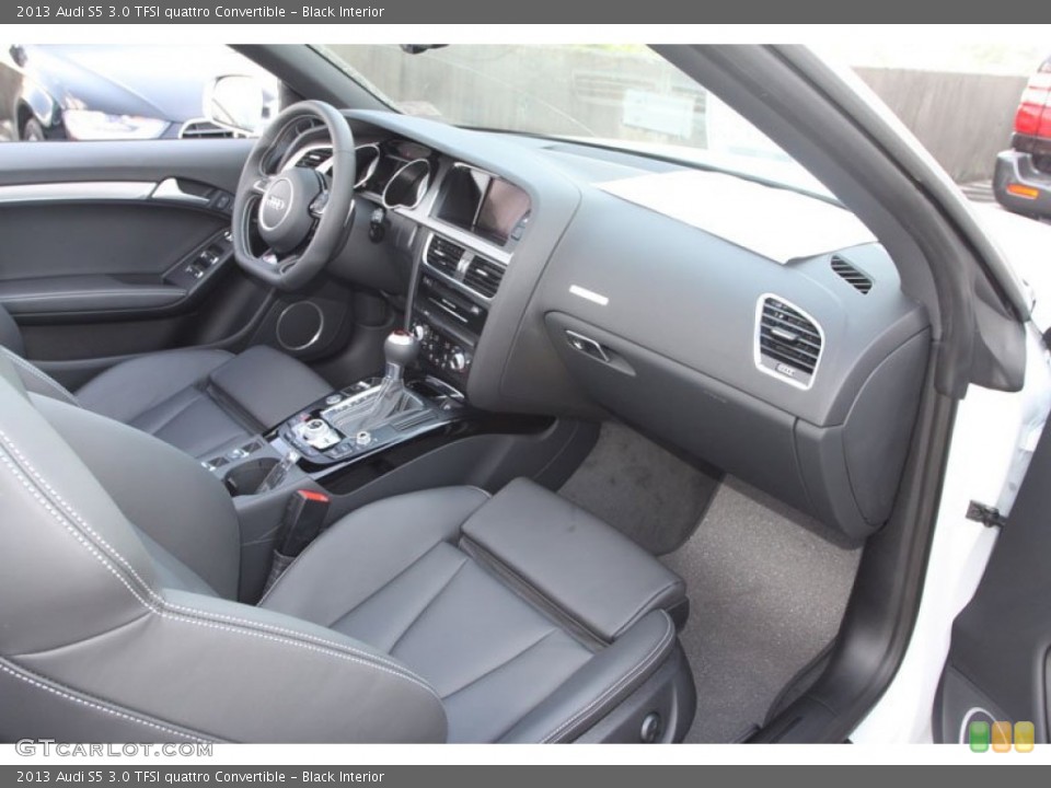 Black Interior Dashboard for the 2013 Audi S5 3.0 TFSI quattro Convertible #68911344