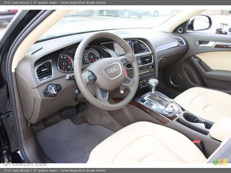 Velvet Beige/Moor Brown 2013 Audi Allroad Interiors