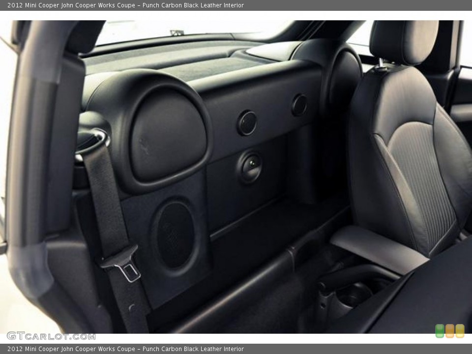 Punch Carbon Black Leather Interior Photo for the 2012 Mini Cooper John Cooper Works Coupe #68911503