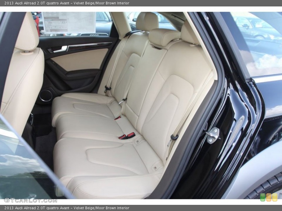 Velvet Beige/Moor Brown Interior Rear Seat for the 2013 Audi Allroad 2.0T quattro Avant #68911512