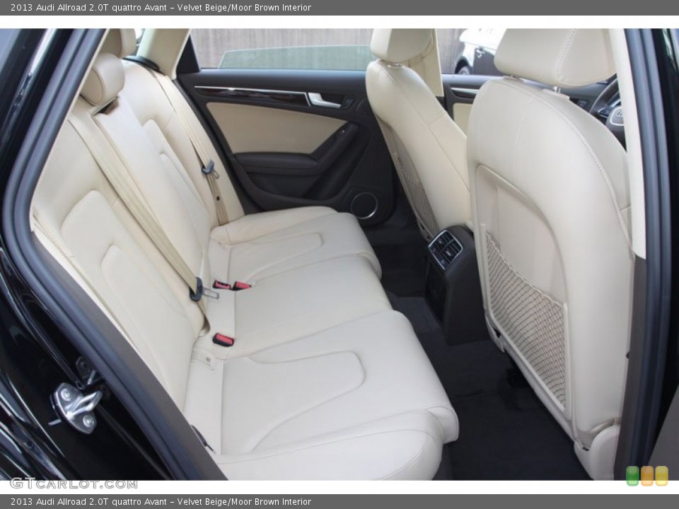 Velvet Beige/Moor Brown Interior Rear Seat for the 2013 Audi Allroad 2.0T quattro Avant #68911590