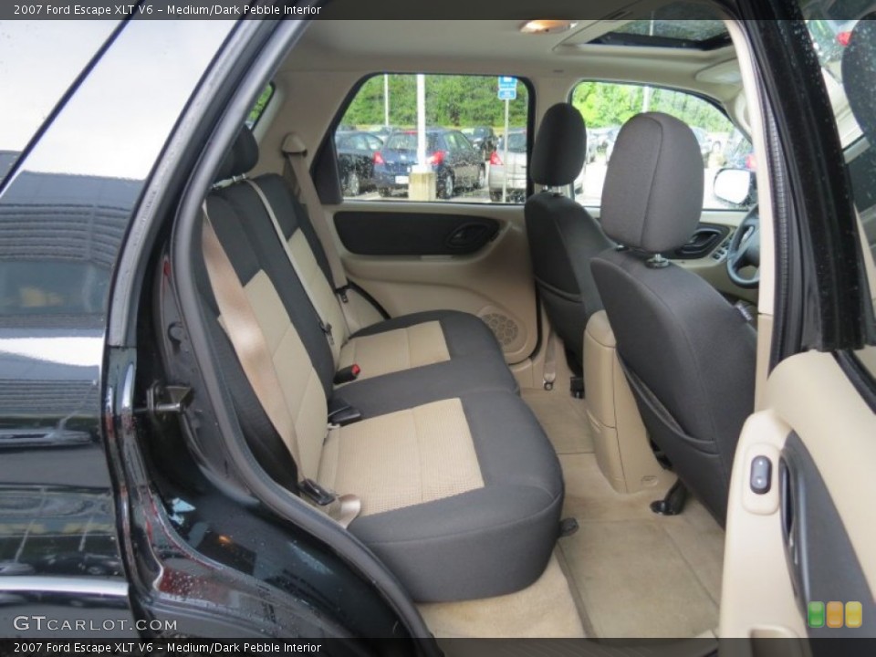 Medium/Dark Pebble Interior Rear Seat for the 2007 Ford Escape XLT V6 #68914221