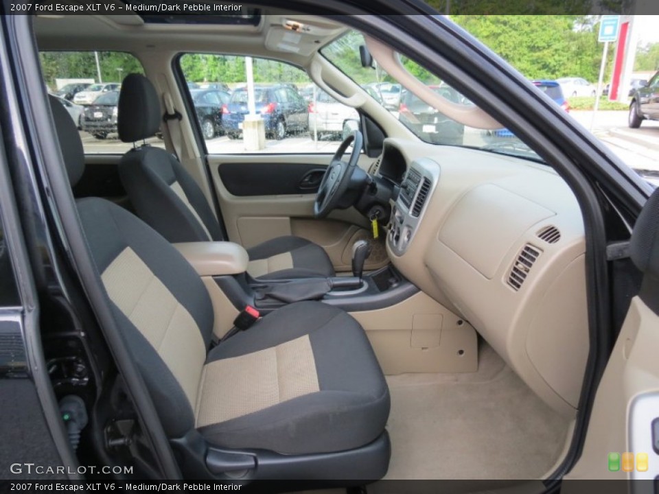 Medium/Dark Pebble Interior Front Seat for the 2007 Ford Escape XLT V6 #68914227