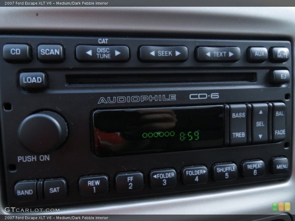 Medium/Dark Pebble Interior Audio System for the 2007 Ford Escape XLT V6 #68914275