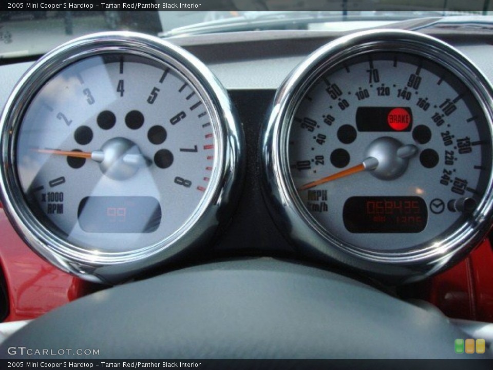 Tartan Red/Panther Black Interior Gauges for the 2005 Mini Cooper S Hardtop #68914902