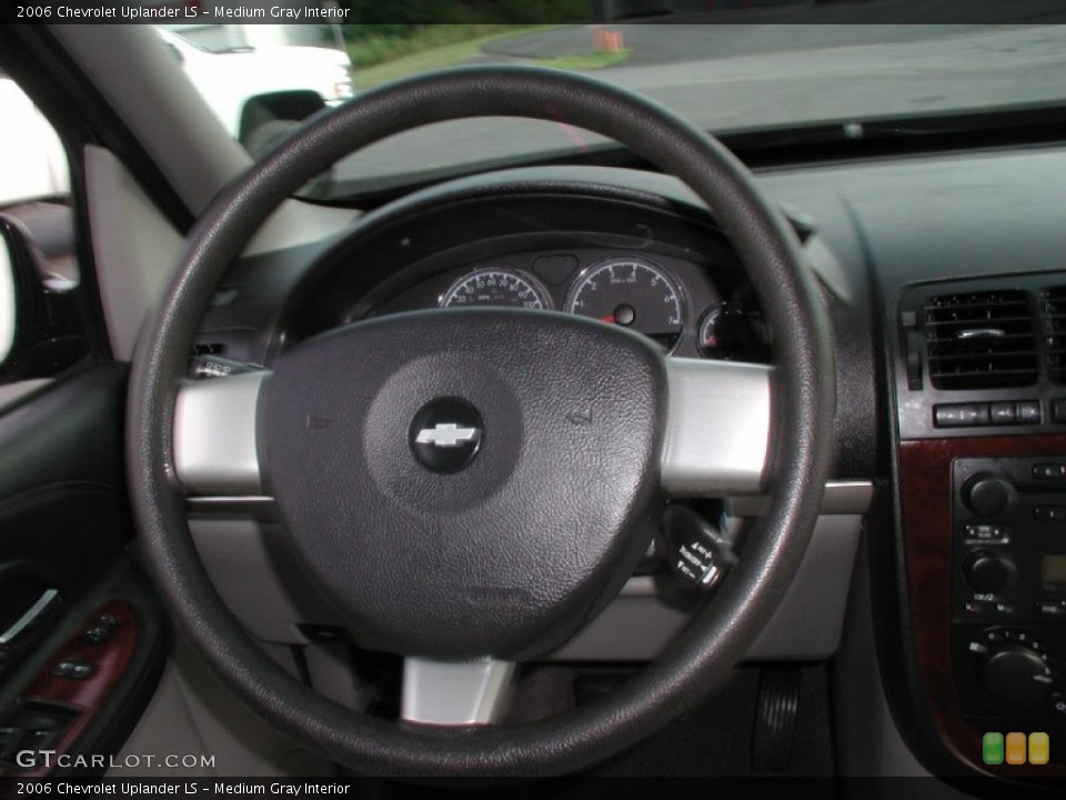 Medium Gray Interior Steering Wheel for the 2006 Chevrolet Uplander LS #68916126