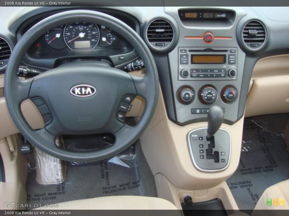 Gray Interior Dashboard for the 2008 Kia Rondo LX V6 #68917728