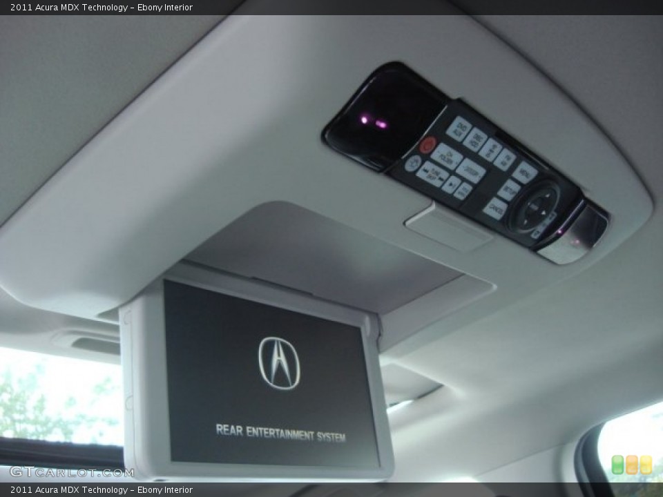 Ebony Interior Controls for the 2011 Acura MDX Technology #68917866