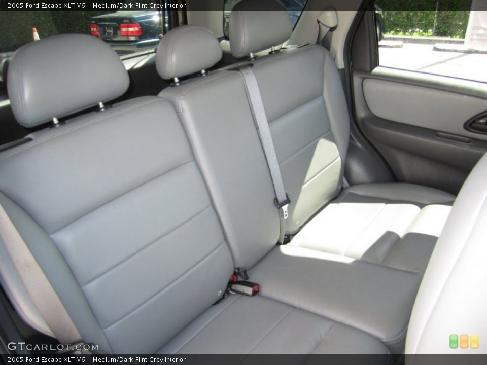 Medium/Dark Flint Grey Interior Rear Seat for the 2005 Ford Escape XLT V6 #68920215