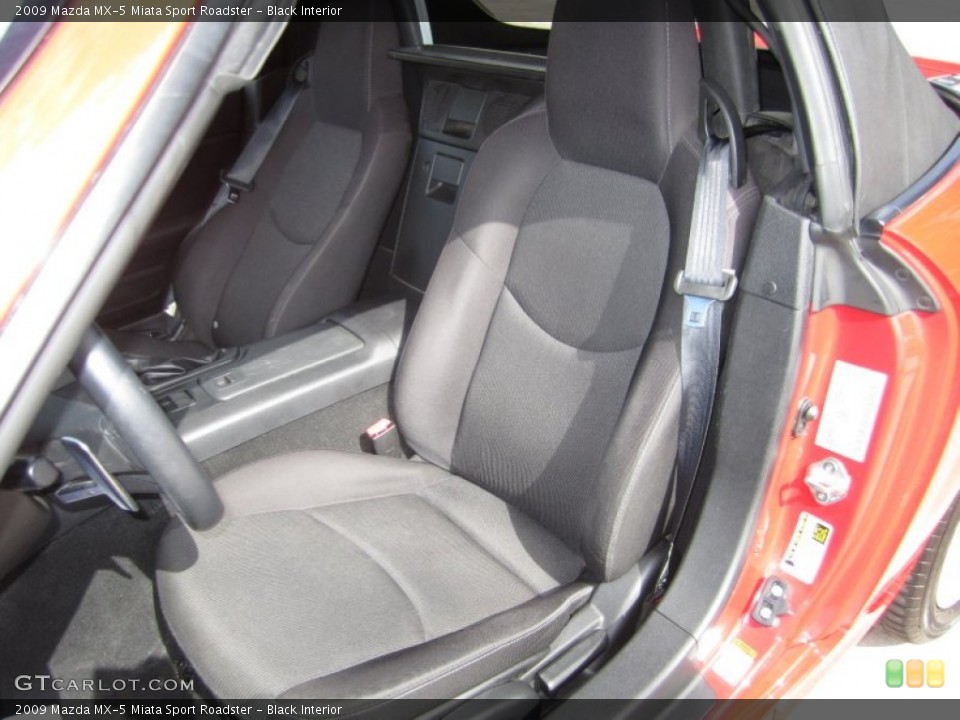Black Interior Photo for the 2009 Mazda MX-5 Miata Sport Roadster #68920476
