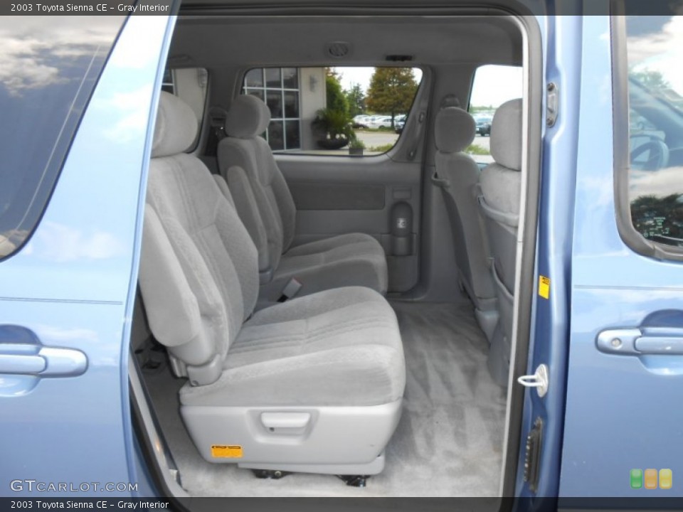 Gray Interior Rear Seat for the 2003 Toyota Sienna CE #68920911