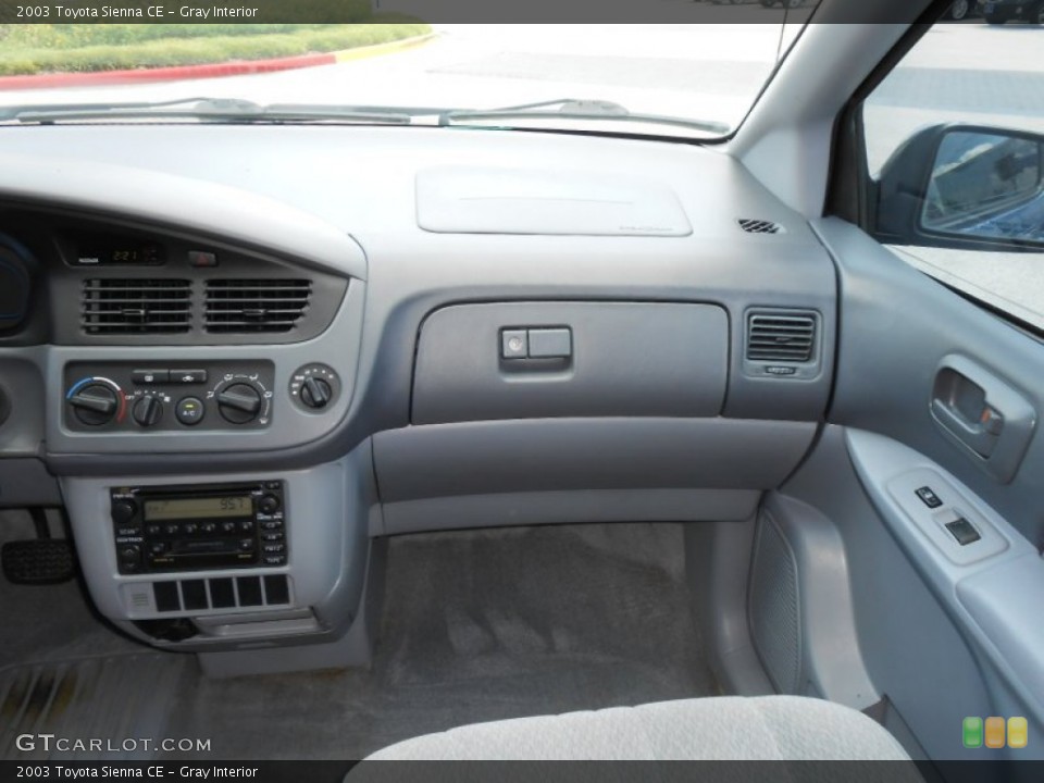 Gray Interior Dashboard for the 2003 Toyota Sienna CE #68920926