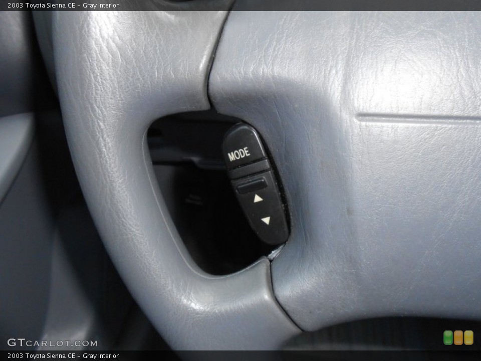 Gray Interior Controls for the 2003 Toyota Sienna CE #68920944