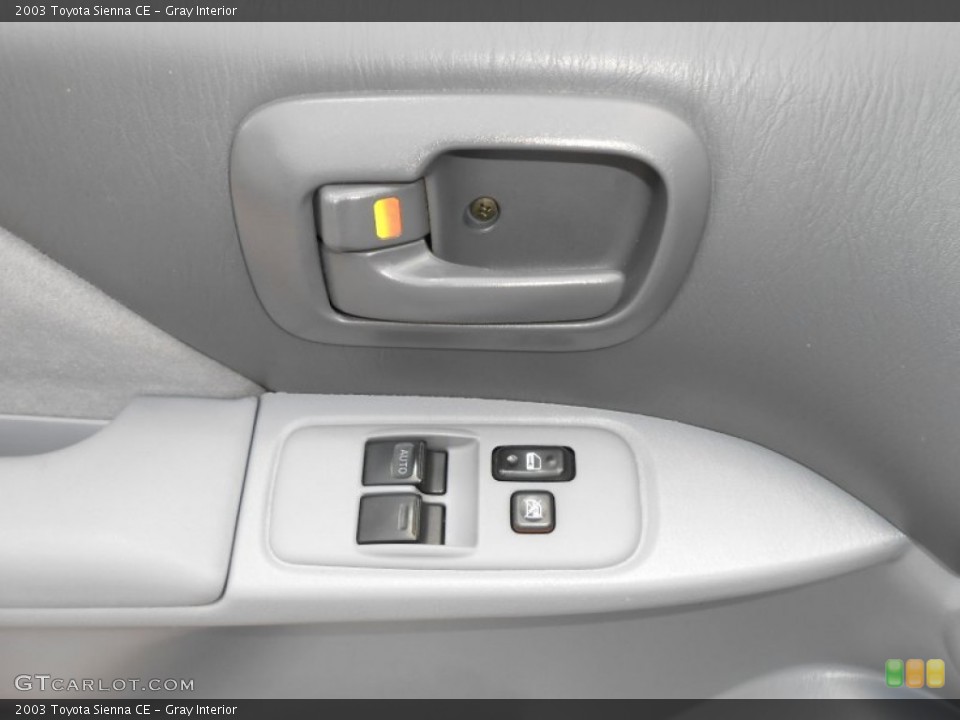 Gray Interior Controls for the 2003 Toyota Sienna CE #68921022