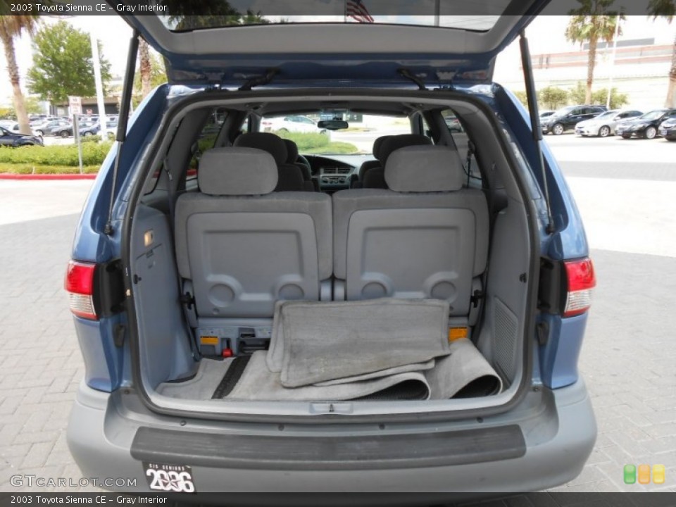 Gray Interior Trunk for the 2003 Toyota Sienna CE #68921028