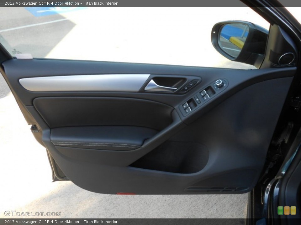 Titan Black Interior Door Panel for the 2013 Volkswagen Golf R 4 Door 4Motion #68921730