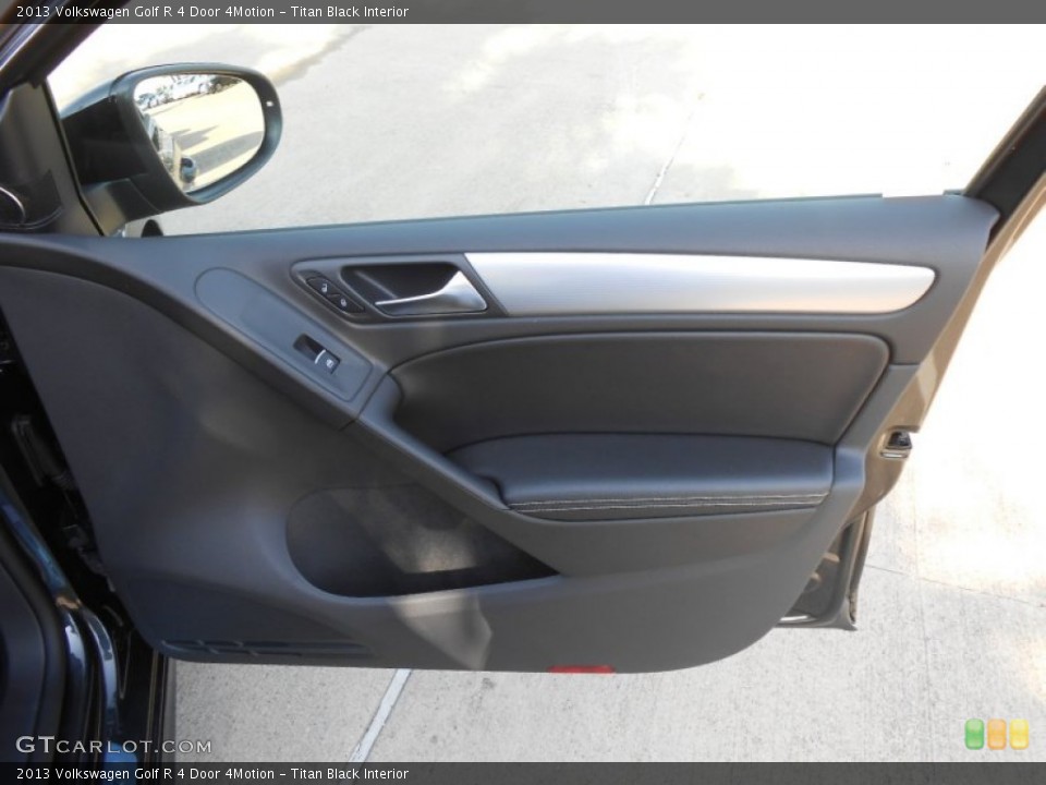 Titan Black Interior Door Panel for the 2013 Volkswagen Golf R 4 Door 4Motion #68921751