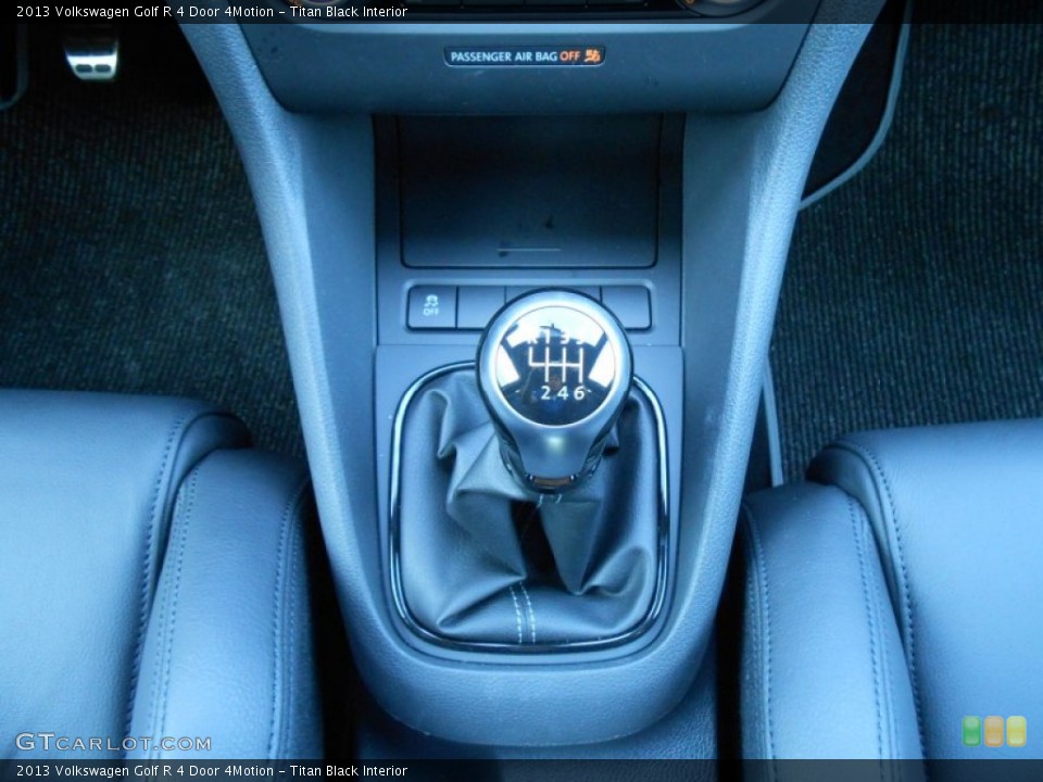 Titan Black Interior Transmission for the 2013 Volkswagen Golf R 4 Door 4Motion #68921805