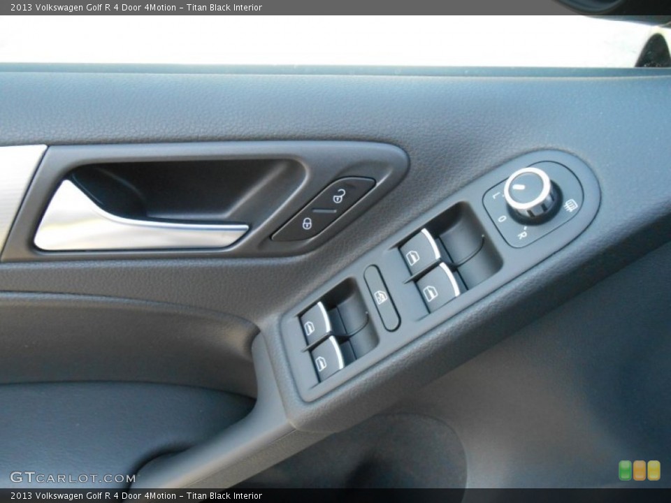 Titan Black Interior Controls for the 2013 Volkswagen Golf R 4 Door 4Motion #68921841