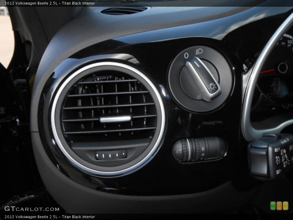 Titan Black Interior Controls for the 2013 Volkswagen Beetle 2.5L #68922480