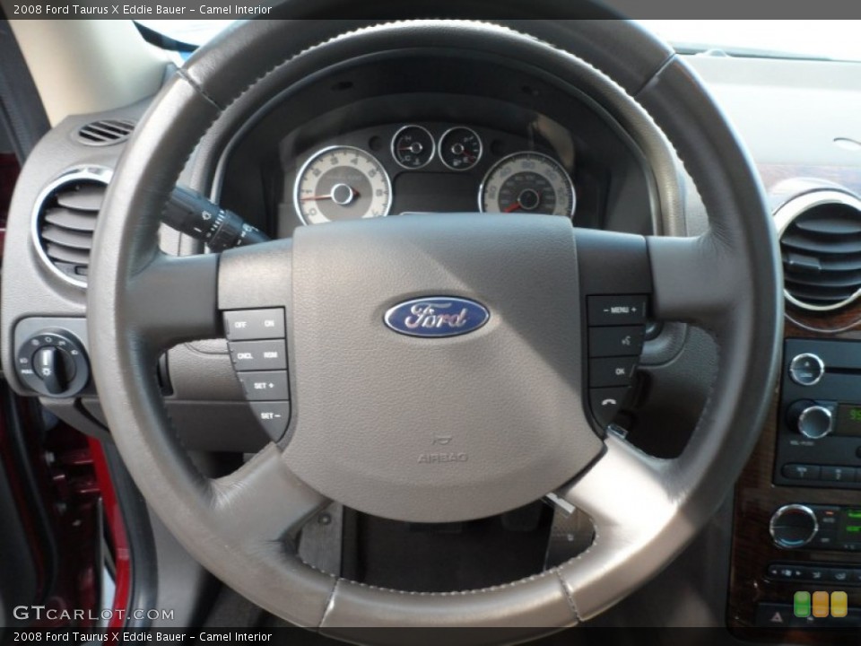 Camel Interior Steering Wheel for the 2008 Ford Taurus X Eddie Bauer #68922843