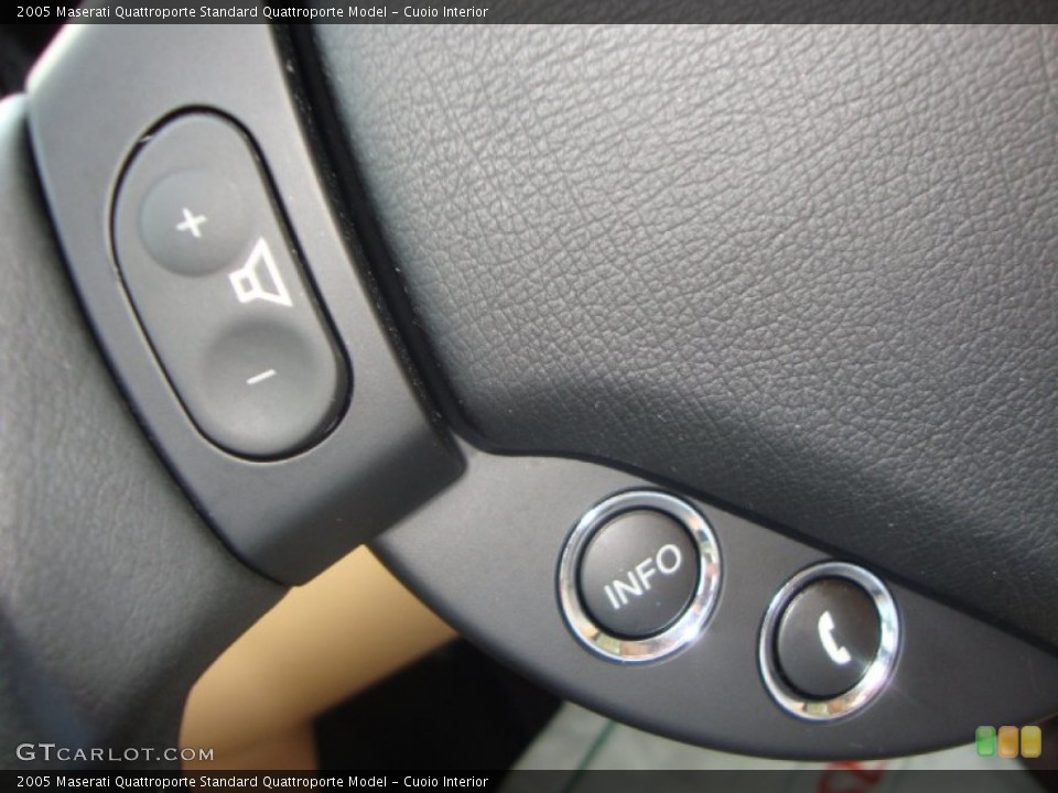 Cuoio Interior Controls for the 2005 Maserati Quattroporte  #68925474