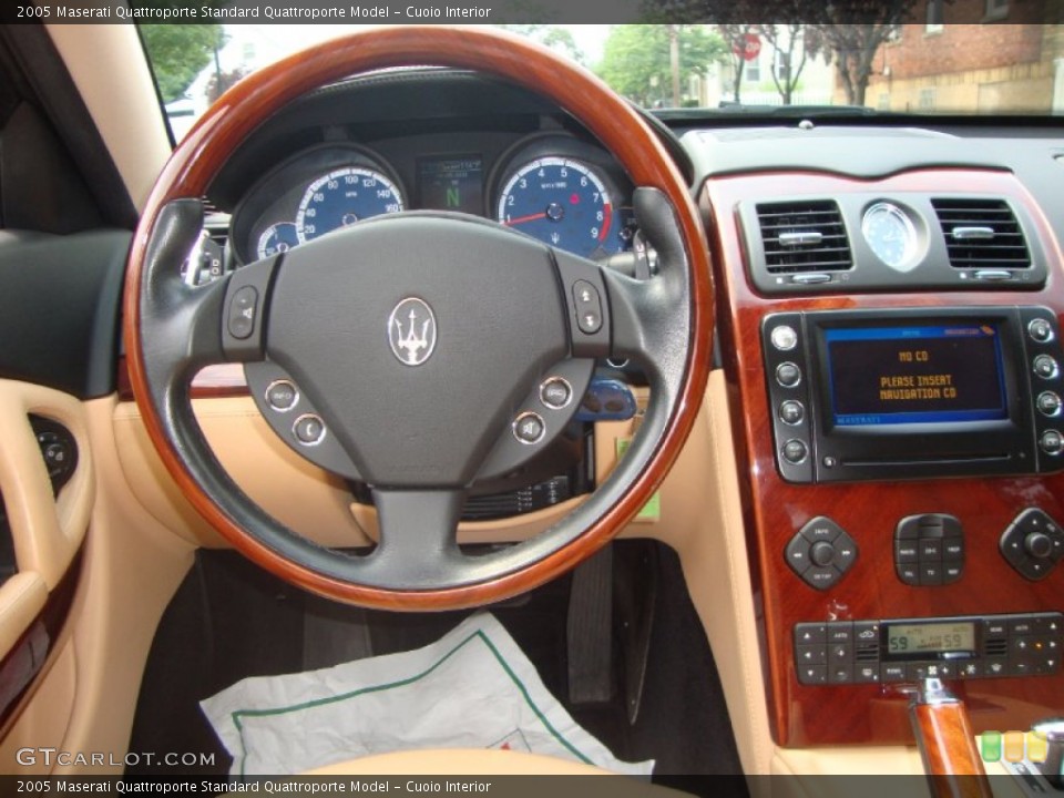 Cuoio Interior Steering Wheel for the 2005 Maserati Quattroporte  #68925645