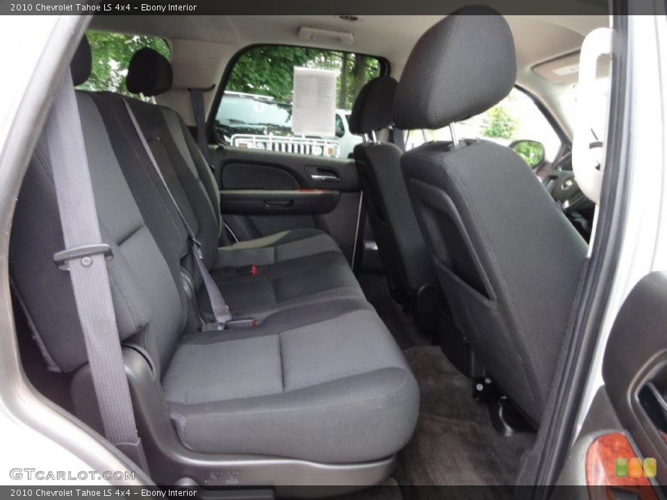 Ebony Interior Rear Seat for the 2010 Chevrolet Tahoe LS 4x4 #68926170