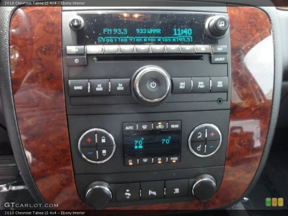 Ebony Interior Controls for the 2010 Chevrolet Tahoe LS 4x4 #68926260