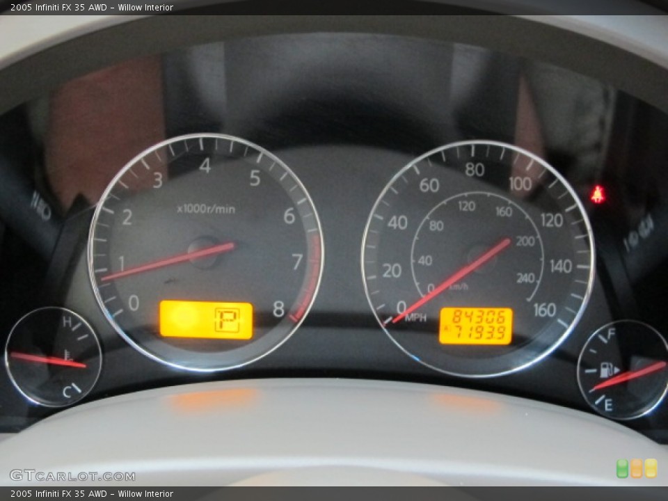 Willow Interior Gauges for the 2005 Infiniti FX 35 AWD #68927349
