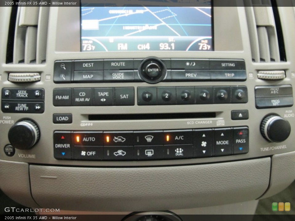 Willow Interior Controls for the 2005 Infiniti FX 35 AWD #68927373