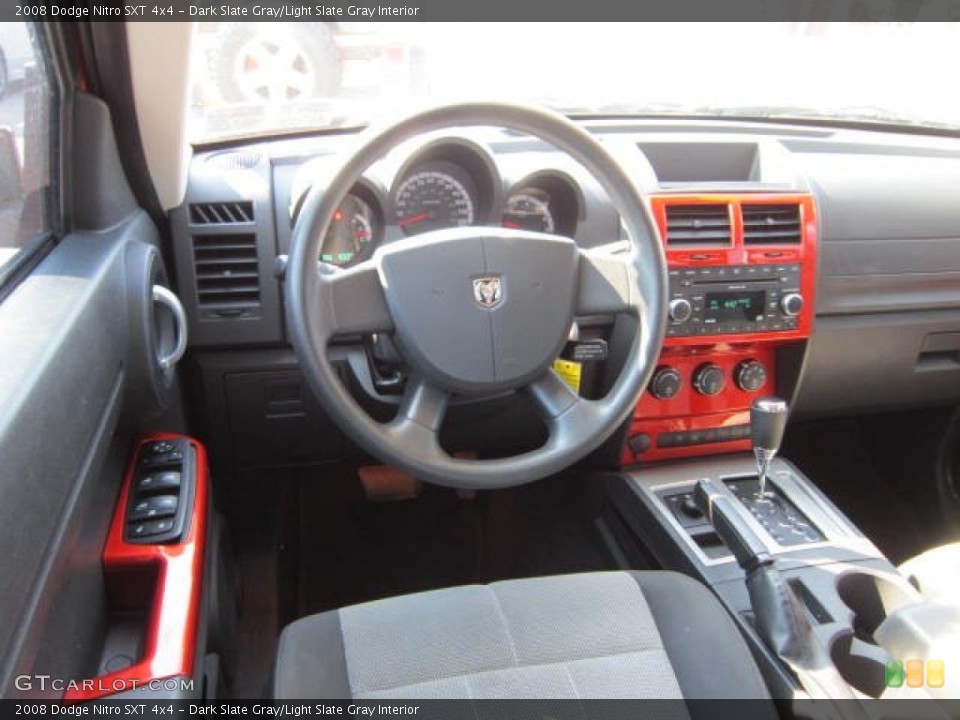 Dark Slate Gray/Light Slate Gray Interior Dashboard for the 2008 Dodge Nitro SXT 4x4 #68927922
