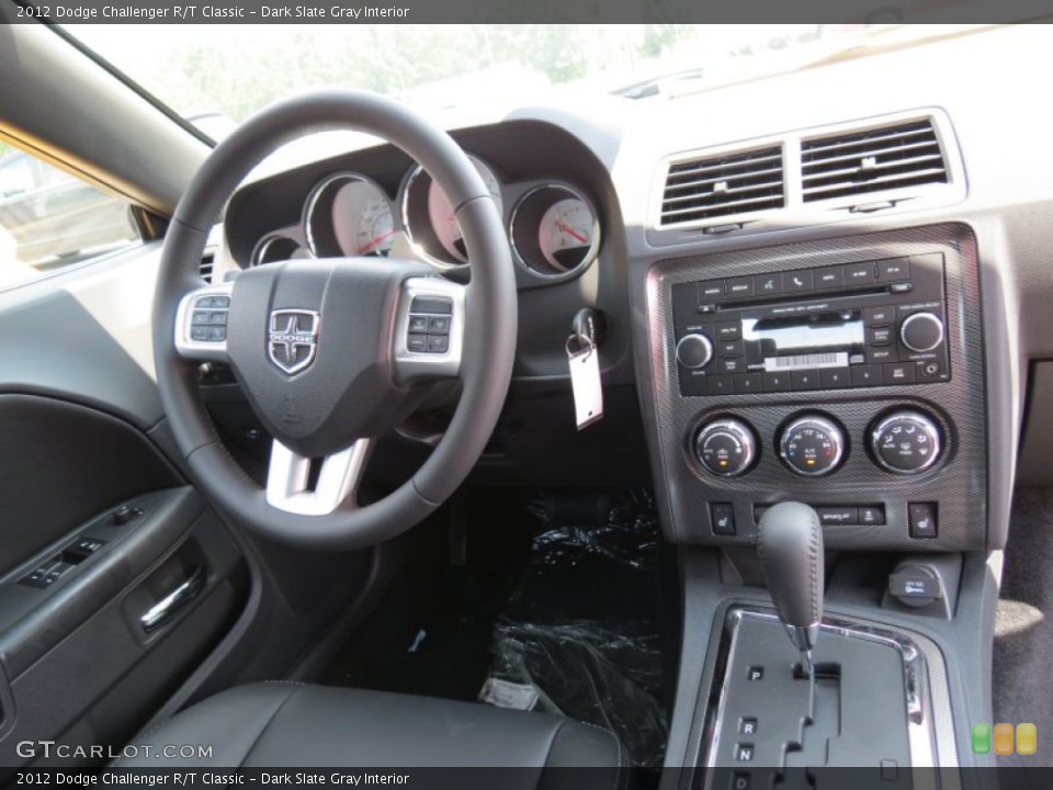 Dark Slate Gray Interior Dashboard for the 2012 Dodge Challenger R/T Classic #68929707