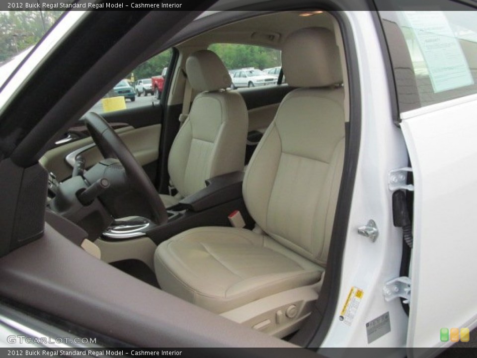 Cashmere Interior Front Seat for the 2012 Buick Regal  #68930715