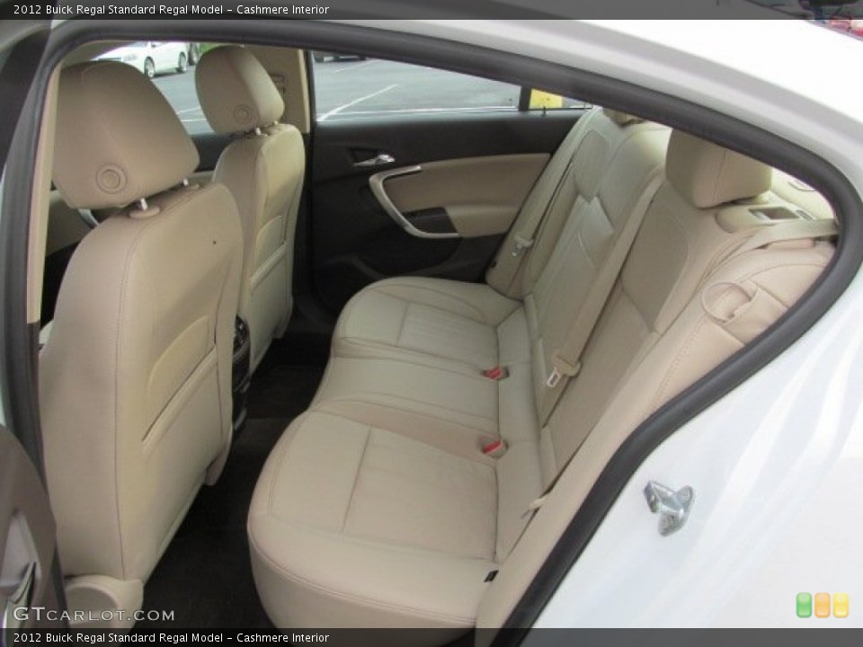 Cashmere Interior Rear Seat for the 2012 Buick Regal  #68930723