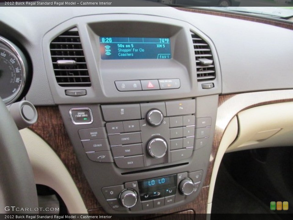 Cashmere Interior Controls for the 2012 Buick Regal  #68930767