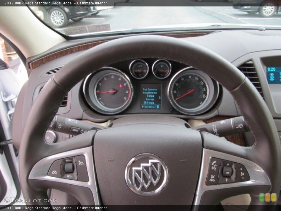 Cashmere Interior Steering Wheel for the 2012 Buick Regal  #68930793